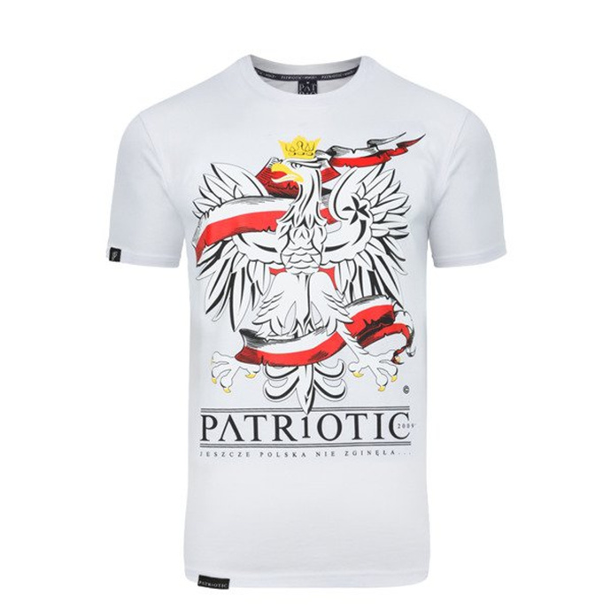 T-shirt Patriotic godło 2 biały