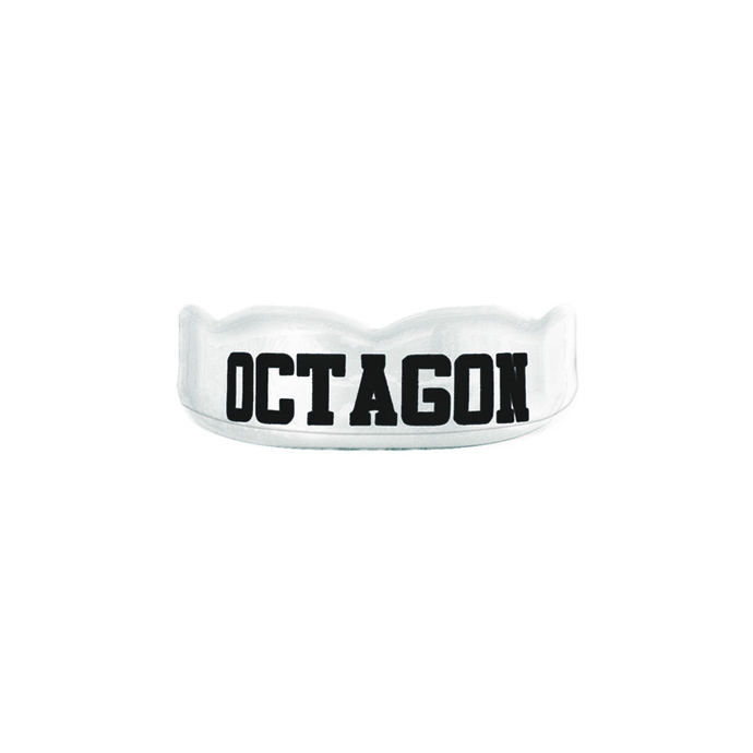 Żelowy ochraniacz na zęby szczęka Octagon Caption Transparent czarny