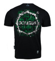 Koszulka T-shirt Octagon Skulls black/green